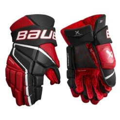 BAUER Handschuh VAPOR 3X Senior -Bestes Hockey Geschäft BAUER HANDSCHUH VAPOR 3X SCHWARZ ROT 1059954 04 1280x1280